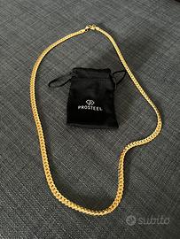 Collana PROSTEEL dorata uomo donna