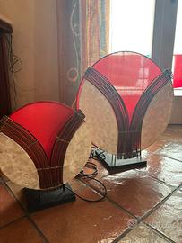 Coppia di lampade coordinate - Stile etnico