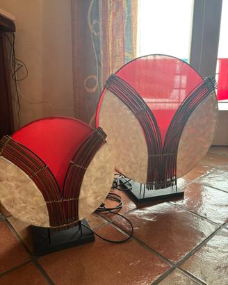 Coppia di lampade coordinate - Stile etnico
