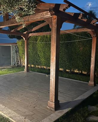 Struttura per esterno in legno