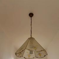 Meraviglioso lampadario in vetro colorato