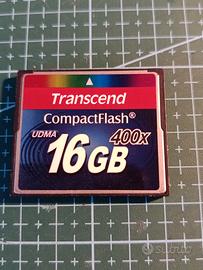 scheda compact flash 16 GB