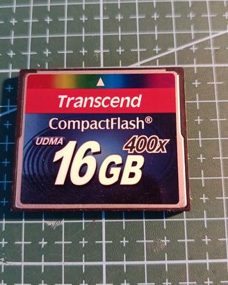 scheda compact flash 16 GB