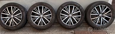 4 cerchi Volkswagen 17” + gomme ESTIVE 215/55 R17