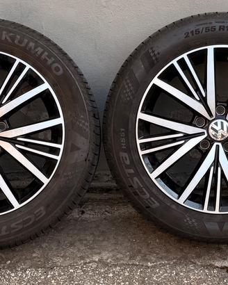 4 cerchi Volkswagen 17” + gomme ESTIVE 215/55 R17