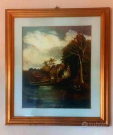 Quadro ad olio tela Leonardesca