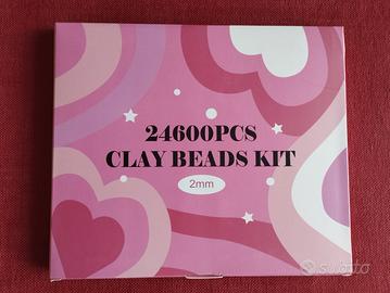 Kit perline e  altri accessori per gioielli.