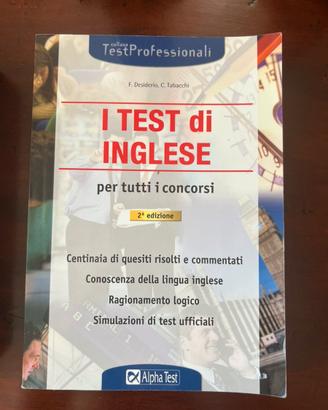 Libro I test di inglese per tutti i concorsi 2a ed