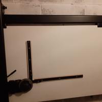 Tecnigrafo Zucor e tavolo a muto Rossetti 80x120