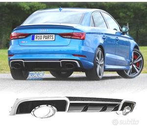 DIFFUSORE AUDI A3 8V 12-16 LOOK RS3 COLLETTORE DI 