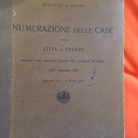 Numerazione delle case della città di Trento, 1921