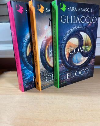 Libri. Trilogia fantasy NEVE COME CENERE