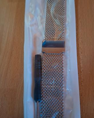 Bracciale in acciaio da 22 mm nuovo