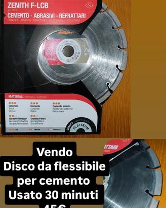 disco flessibile per cemento pietre
