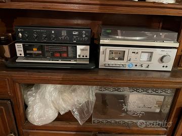 Stereo con giradischi anni 70