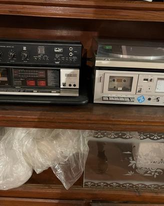 Stereo con giradischi anni 70
