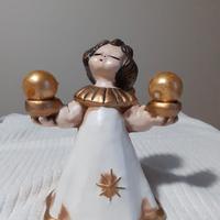 Angelo THUN Ceramica Sfere Dorate Natale Decorazio