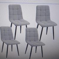 Set di 4 sedie da pranzo, cucina o altro Nuove.