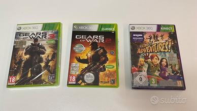 Giochi Xbox 360 Gears of War 2 e 3 e Kinect advent