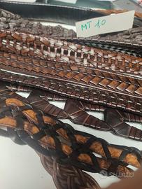 INTRECCIATI in CUOIO per CINTURE -Guinzagli-Collar