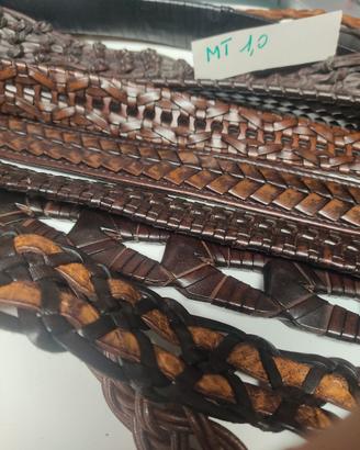 INTRECCIATI in CUOIO per CINTURE -Guinzagli-Collar