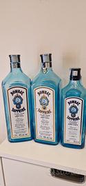 bottiglie vuote gin Bombay