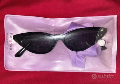 Occhiali da sole cat-eye neri Bershka