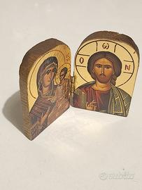 Icona religiosa Madonna e Bambino Gesù