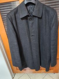 Cappotto uomo grigio taglia XL mis spalle 56 cm