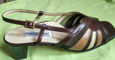 Sandalo donna cuoio Valleverde