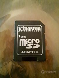 ADATTATORE DA MICRO SD A SD  MARCA KINGSTON