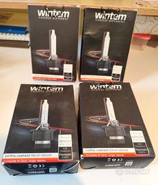 Stock 4 Conf. Lampade Xenon Wintem Premium fari 