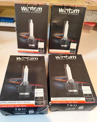 Stock 4 Conf. Lampade Xenon Wintem Premium fari 