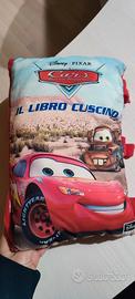 Cars libro cuscino per bambini.