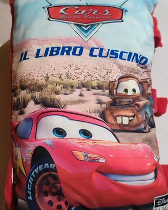 Cars libro cuscino per bambini.