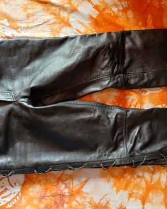 Pantaloni uomo vera pelle.