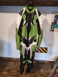 Tuta Moto in Pelle VIBRER Collection - Taglia 56 -