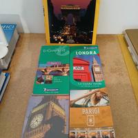 6 volumi guide su Parigi e Londra 