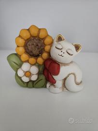 Gatto con girasole Thun