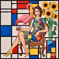 Quadro Moderno Astratto - 40x40