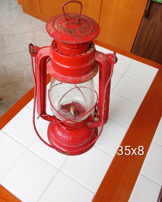 lampada a petrolio vintage 