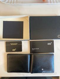 PORTAFOGLIO MONTBLANC IN VITELLO NERO