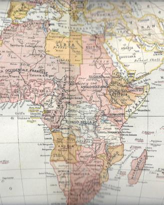 Anni 40' n 12 Carte geografiche sottodescritte