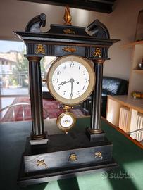orologio antico pendolo a portico Napoleone III