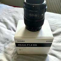 Sigma 35 art 1.4 attacco Nikon