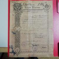 attestato Regia Marina 