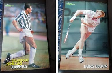 Poster Salvatore Totò Schillaci - Boris Becker