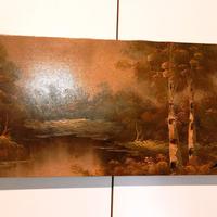 Elegante dipinto ad olio 