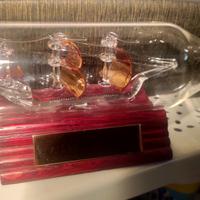 NINA PINTA E S.MARIA 3 CARAVELLE IN BOTTIGLIA