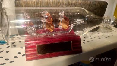 NINA PINTA E S.MARIA 3 CARAVELLE IN BOTTIGLIA